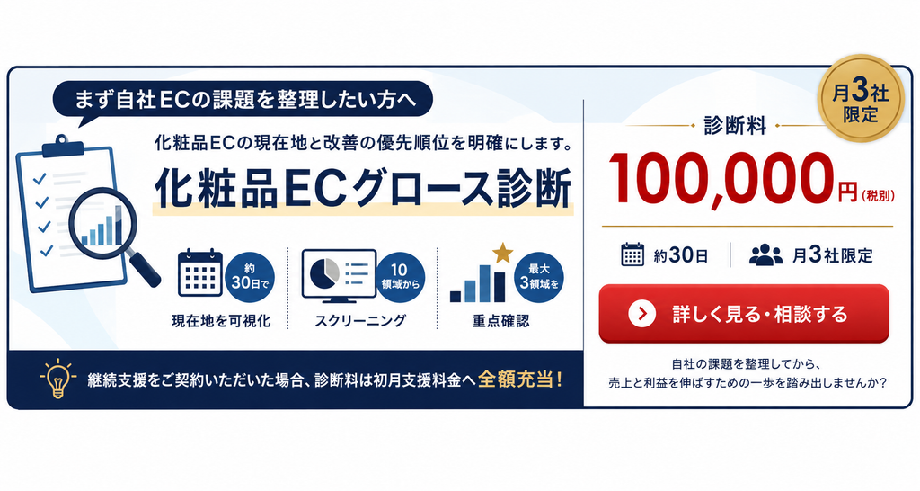 化粧品ECグロース診断